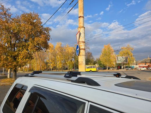 Перемычки Today v1 Audi A4 универсал 1994-2001 на рейлинги, Сірий
