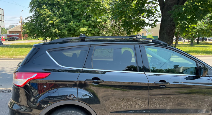 Багажник Mercedes Vito 447 2014- Today AIR1 на рейлінги, Чорний