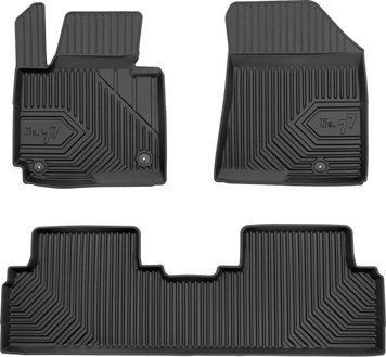 Поліуретанові коври Kia Carens 2013-2019 (1-2 ряд) (FG 77426399) в салон Frogum №77