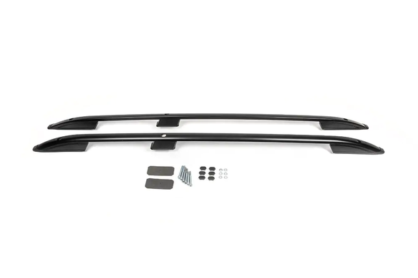 Рейлинги на крышу TOYOTA LC 120 2004-2009 цельные черные SKYPORT