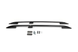Рейлинги на крышу TOYOTA LC 120 2004-2009 цельные черные SKYPORT