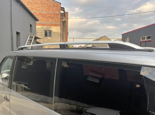 Рейлинги на крышу Mercedes Vito W638 1996-2003 цельные серые SKYPORT