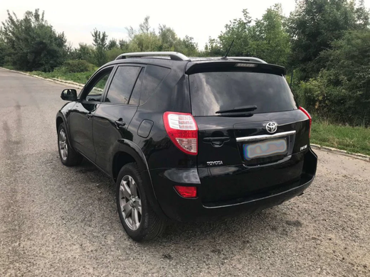 Рейлинги на крышу TOYOTA RAV4 2006-2013 цельные серые SKYPORT