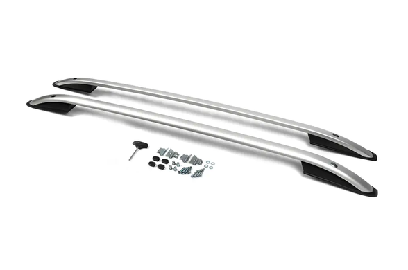 Рейлинги на крышу TOYOTA RAV4 2006-2013 цельные серые SKYPORT