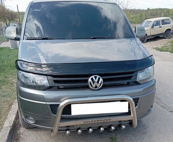 Мухобойка на капот Volkswagen T5 Transporter 2010-2015 EuroCap