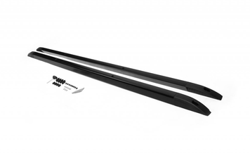 Рейлинги на крышу VOLKSWAGEN T5 2021+ цельные черные FLUSH TYPE интегрированные к\б
