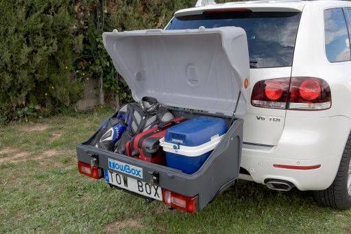 Бокс на фаркоп TowCar TowBox V1 Grey (TC TBX0AAB)