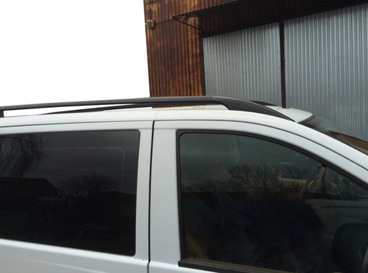 Рейлінги Mercedes Vito W639 2015+ Рейлінги GOLD чорні з металевою ніжкою С/Б