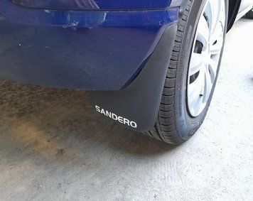 Бризковики Dacia Sandero 2007-2013 (Задні) 2 шт Pryn Auto