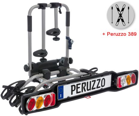 Велокрепление с креплением для лыж Peruzzo 706-3 Parma 3 + 389 Ski & Snowboard Carrier (PZ 706-3- 389)