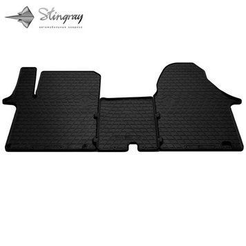 Килимки RENAULT Trafic2 2001-2014 1+2 передній середній Stingray резинові