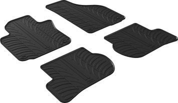 Гумові коври Volkswagen Golf 2003-2010 / 2008-2014 / Jetta 2005-2010 / Scirocco 2008-2017 (овальные клипсы) (GR 0965) Gledring