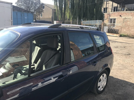 Рейлинги на крышу RENAULT GRAND SCENIC II 2002-2009 ножка из пластика хром