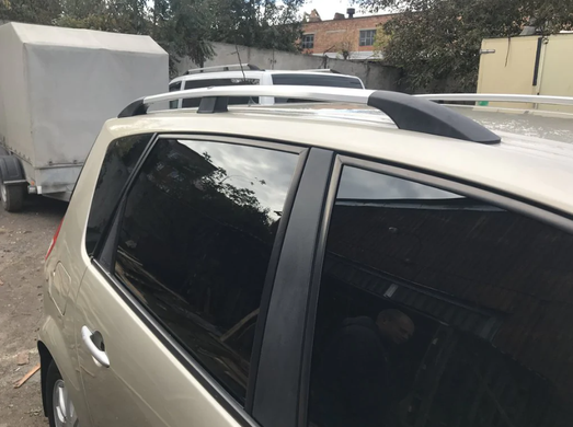 Рейлинги на крышу RENAULT GRAND SCENIC II 2002-2009 ножка из пластика хром