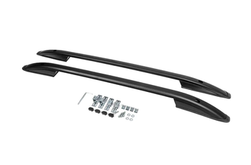 Рейлинги на крышу TOYOTA HILUX 2006-2015 цельные черные SKYPORT