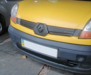 Зимова накладка Renault Kangoo 1998-2008 матова верхня