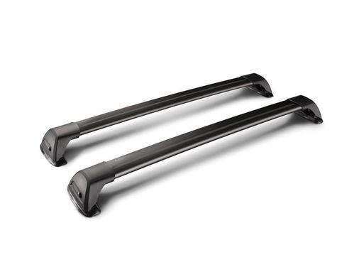 Поперечки Skoda Octavia (mkIV)(универсал) 2020&rarr;; (WH S23B-K1193) Whispbar Flush Black на інтегровані рейлінги