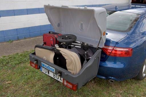 Бокс на фаркоп TowCar TowBox V1 Black (TC TBX000N)