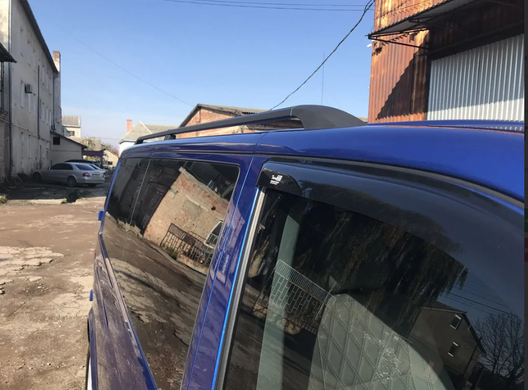 Рейлінги Volkswagen T6 2015-2020 Металева ніжка чорні коротка база