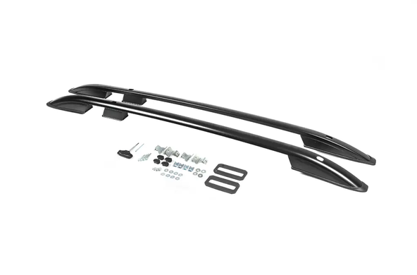 Рейлинги на крышу MAZDA CX-5 2012-2017 цельные черные SKYPORT