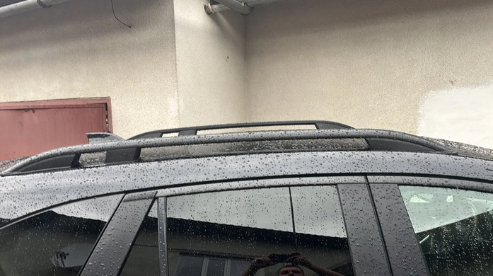 Рейлинги на крышу MAZDA CX-5 2012-2017 цельные черные SKYPORT