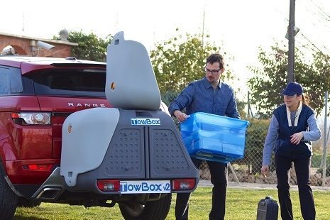 Бокс на фаркоп TowCar TowBox V2 Grey (TC T2X000C)