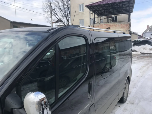 Рейлінги RENAULT TRAFIC 2001-2014 Металева ніжка хромовані коротка база