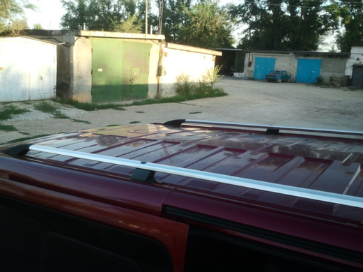 Рейлінги RENAULT TRAFIC 2001-2014 Металева ніжка хромовані коротка база