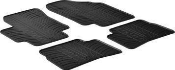 Гумові коври Hyundai Accent 2005-2010; Kia Rio 2005-2011 (GR 0191) Gledring